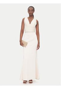 ACCESS FASHION Spódnica maxi 53-6023-147 Beżowy Regular Fit. Kolor: beżowy. Materiał: syntetyk #3