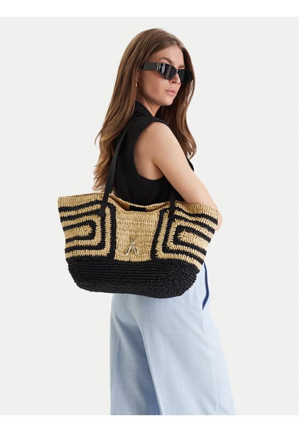 Patrizia Pepe Torebka 2B0130/V048-FB53 Beżowy. Kolor: beżowy