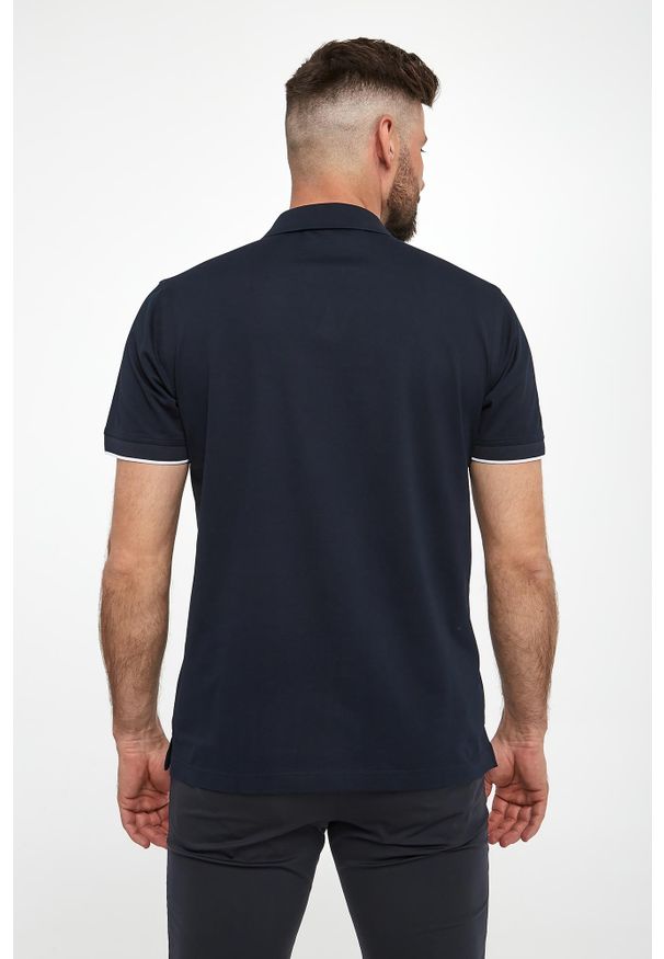Karl Lagerfeld - Polo męskie z logo KARL LAGERFELD. Typ kołnierza: polo