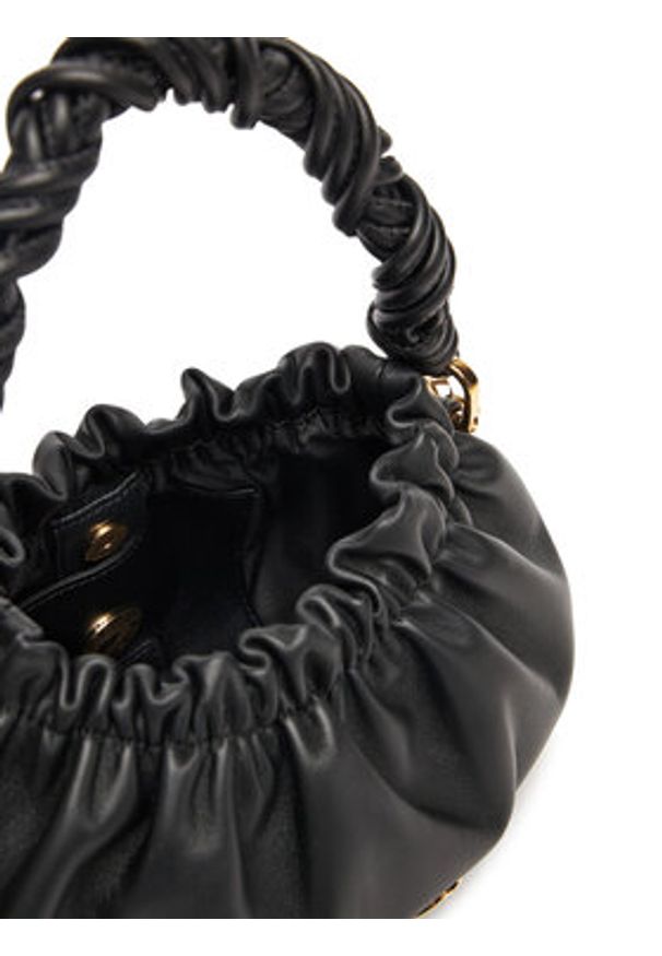 Love Moschino - LOVE MOSCHINO Torebka JC4310PP0MK1300A Czarny. Kolor: czarny. Materiał: skórzane