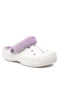 Crocs Klapki Baya Lined Fuzz Strap Clog 206633 Biały. Kolor: biały #1