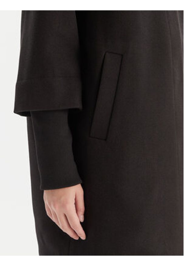 Vero Moda Płaszcz przejściowy Vince 10335816 Czarny Regular Fit. Kolor: czarny. Materiał: syntetyk
