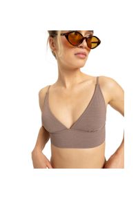 Roxy - Stanik bikini dla Kobiety LASCA. Kolor: brązowy. Materiał: nylon, elastan, materiał
