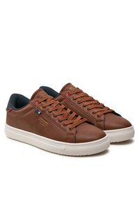 Jack & Jones - Jack&Jones Sneakersy Bale 12229695 Brązowy. Kolor: brązowy. Materiał: skóra #5