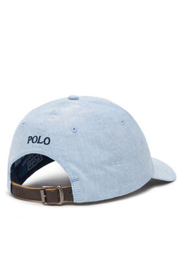 Polo Ralph Lauren Czapka z daszkiem 211977402001 Niebieski. Kolor: niebieski. Materiał: bawełna, materiał