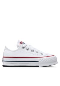 Converse Trampki Chuck Taylor All Star Eva Lift Canvas Platform 372862C Biały. Kolor: biały. Materiał: materiał. Obcas: na platformie