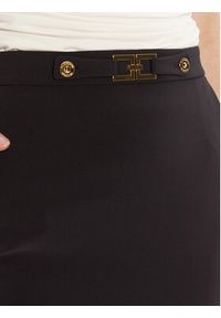 Elisabetta Franchi Spódnica ołówkowa GO-137-56E2-V320 Czarny Regular Fit. Kolor: czarny. Materiał: syntetyk #5