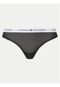 TOMMY HILFIGER - Tommy Hilfiger Komplet 3 par stringów UW0UW05532 Czarny. Kolor: czarny. Materiał: syntetyk #3