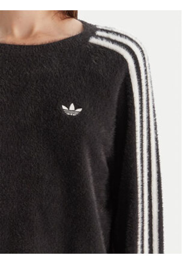Adidas - adidas Bluza adicolor Holiday JX7813 Czarny Loose Fit. Kolor: czarny. Materiał: syntetyk