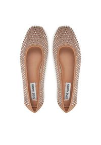 Steve Madden Baleriny Auden SM11003566 Beżowy. Kolor: beżowy. Materiał: materiał #3