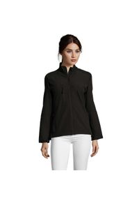 SOL'S - Kurtka Damska Roxy Soft Shell. Kolor: czarny