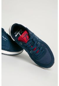Pepe Jeans - Buty dziecięce Sydney. Nosek buta: okrągły. Zapięcie: sznurówki. Kolor: niebieski. Materiał: syntetyk, materiał, zamsz, guma. Szerokość cholewki: normalna #2