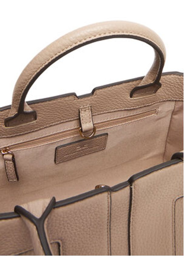 Elisabetta Franchi Torebka BS05A51E2 Beżowy. Kolor: beżowy. Materiał: skórzane