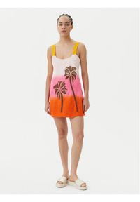 Maaji Sukienka letnia Eulalia PT2550CSD001 Kolorowy Regular Fit. Materiał: len. Wzór: kolorowy. Sezon: lato #1