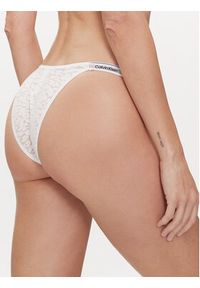 Calvin Klein Underwear Figi brazylijskie 000QD5155E Biały. Kolor: biały. Materiał: syntetyk
