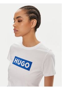 Hugo T-Shirt Classic 50510772 Biały Regular Fit. Kolor: biały. Materiał: bawełna #4