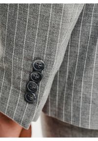 Pako Lorente - PAKO LORENTE - Marynarka garniturowa w prążek. Materiał: poliester, elastan, wiskoza. Wzór: prążki. Styl: młodzieżowy #4