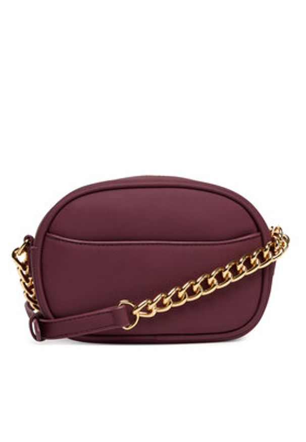 Love Moschino - LOVE MOSCHINO Torebka JC4026PP1NKD0552 Bordowy. Kolor: czerwony. Materiał: skórzane