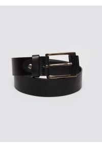 Big-Star - Pasek męski skórzany czarny Koren 906. Kolor: czarny. Materiał: skóra. Styl: casual, elegancki #4