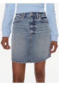 Armani Exchange Spódnica jeansowa 3DYN60 Y14BZ 1500 Niebieski Slim Fit. Kolor: niebieski. Materiał: bawełna #1