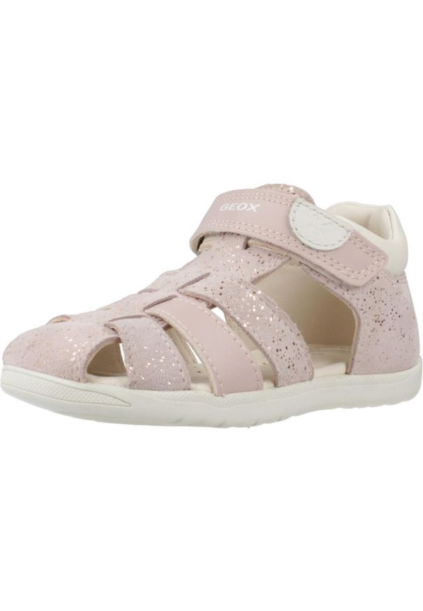 Sandały Geox Model B Sandal Macchia Gir Kolor Rose. Kolor: różowy. Materiał: skóra