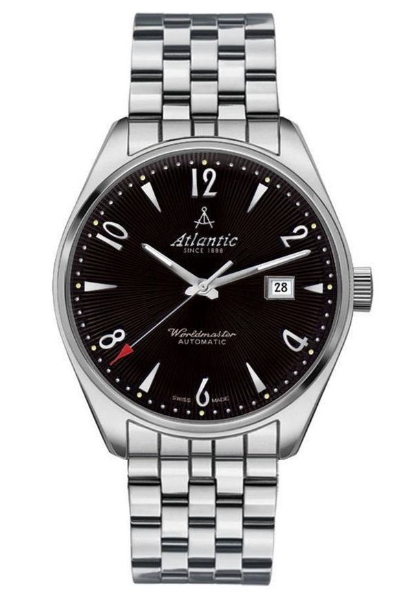 Atlantic - Zegarek Męski ATLANTIC Worldmaster 51752.41.65SM. Materiał: materiał. Styl: klasyczny, elegancki