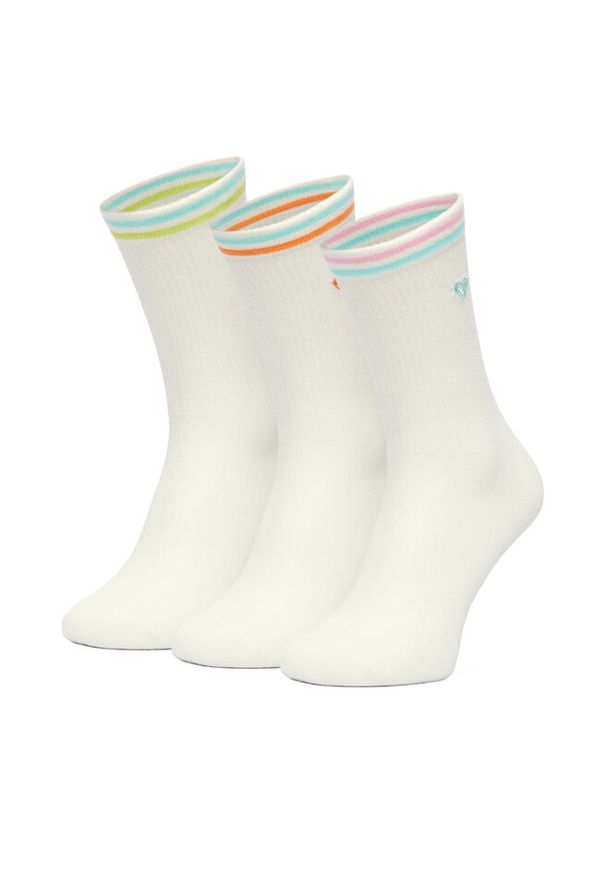 Skarpety długie Roxy. Kolor: biały