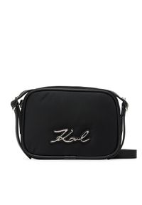 Karl Lagerfeld - KARL LAGERFELD Torebka A3W32092 Czarny. Kolor: czarny. Materiał: skórzane