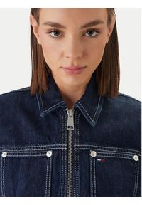 Tommy Jeans Kurtka jeansowa DW0DW22384 Granatowy Straight Fit. Kolor: niebieski. Materiał: bawełna #2