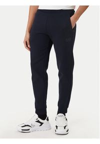 EA7 Emporio Armani Dres 7M001601 AF20845 UB102 Granatowy Regular Fit. Kolor: niebieski. Materiał: bawełna #4