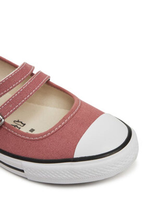 Converse Baleriny Chuck Taylor All Star Dainty Mary Jane A12564C Różowy. Kolor: różowy. Materiał: materiał
