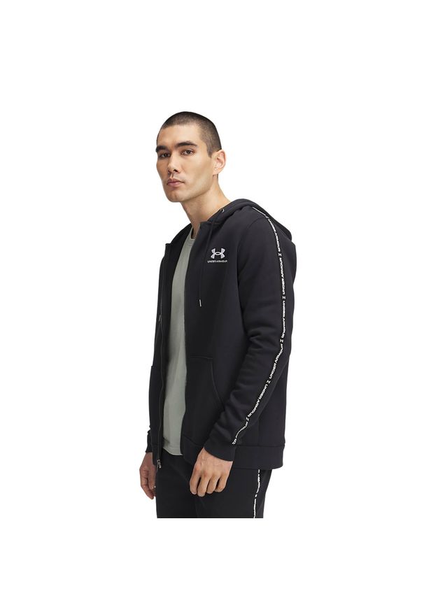 Bluza męska Under Armour Icon Fleece FZ. Kolor: czarny. Sport: fitness