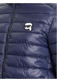 Karl Lagerfeld - KARL LAGERFELD Kurtka puchowa 505710 551590 Granatowy Regular Fit. Typ kołnierza: dekolt w karo. Kolor: niebieski. Materiał: syntetyk #6