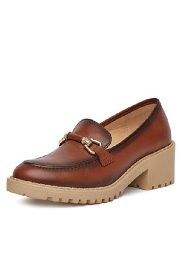 Lasocki Loafersy WB-RONA-22 Brązowy. Kolor: brązowy. Materiał: skóra