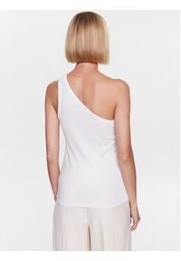 b.young Top 20813300 Biały Slim Fit. Kolor: biały. Materiał: bawełna #3