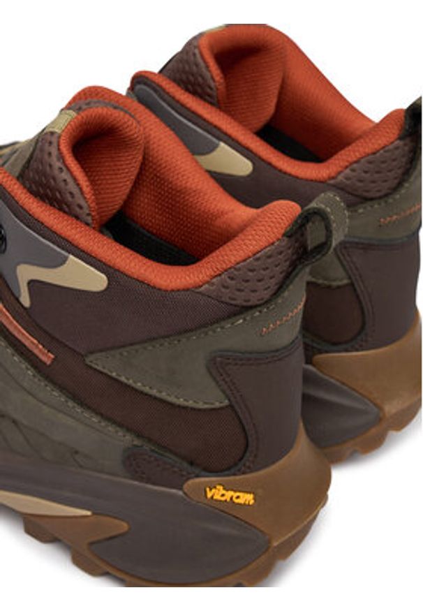 Merrell Trekkingi Moab Speed 2 Leather MID Waterproof J037781 Zielony. Kolor: zielony. Materiał: nubuk, skóra. Sport: turystyka piesza