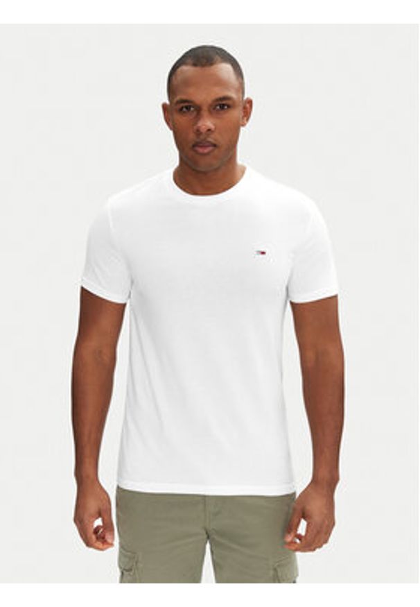 Tommy Jeans Komplet 2 t-shirtów DM0DM20687 Kolorowy Slim Fit. Materiał: bawełna. Wzór: kolorowy
