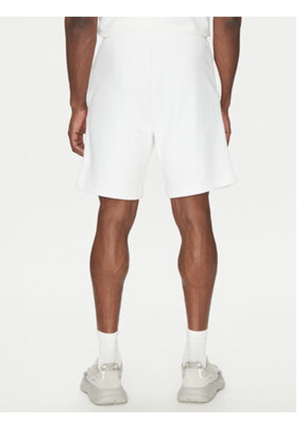 Hugo - HUGO Szorty sportowe Nylsho 50534288 Biały Regular Fit. Kolor: biały. Materiał: bawełna. Styl: sportowy