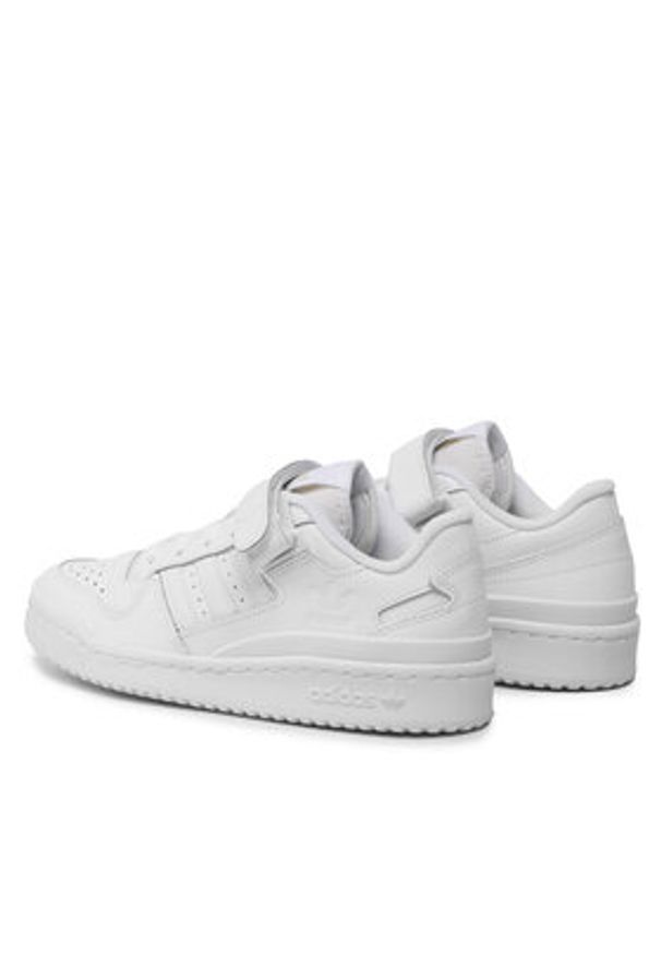 Adidas - adidas Sneakersy Forum Low FZ6463 Biały. Kolor: biały. Materiał: skóra