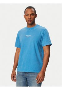 Calvin Klein Jeans T-Shirt LV04RB824G Niebieski Regular Fit. Kolor: niebieski. Materiał: bawełna #1