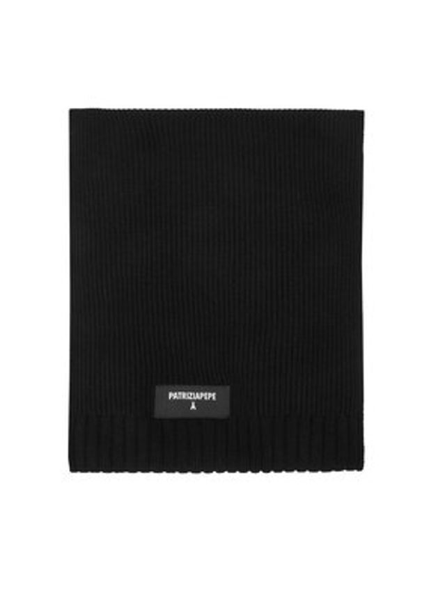 Patrizia Pepe Szalik 2F0110/K9O3A-K103 Czarny. Kolor: czarny. Materiał: wełna