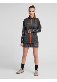 Kurtka damska Hummel Zip hmlAUTHENTIC Poly. Kolor: szary. Materiał: poliester. Sport: fitness