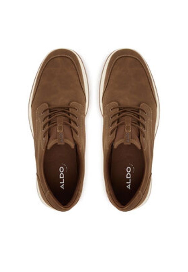 Aldo Sneakersy Konnor 14134980 Brązowy. Kolor: brązowy. Materiał: skóra