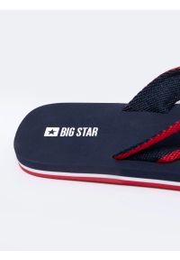 Big-Star - Japonki męskie granatowe NN174623 403. Okazja: na co dzień, na plażę. Kolor: niebieski. Materiał: materiał. Sezon: lato. Styl: casual #6