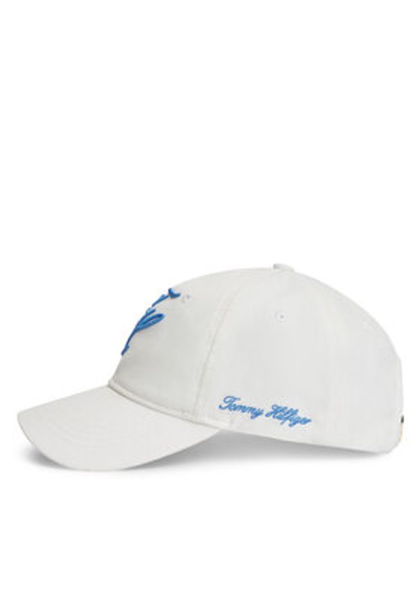 TOMMY HILFIGER - Tommy Hilfiger Czapka z daszkiem Logo Embroidery Baseball Cap AW0AW18338 Biały. Kolor: biały. Materiał: bawełna