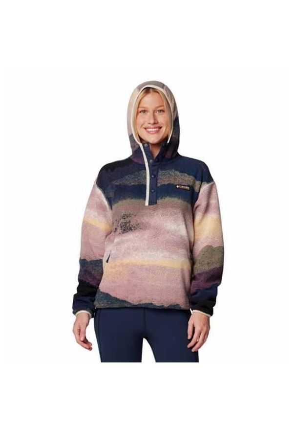 columbia - Bluza sportowa damska Columbia Helvetia Ii Printed Hood. Typ kołnierza: kaptur. Kolor: wielokolorowy