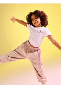 Sinsay - Spodnie dresowe balloon - beżowy. Kolor: beżowy. Materiał: dresówka #1