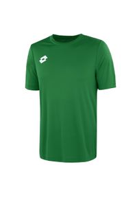 LOTTO - Koszulka piłkarska dla dzieci Lotto JR Elite. Kolor: zielony. Sport: piłka nożna