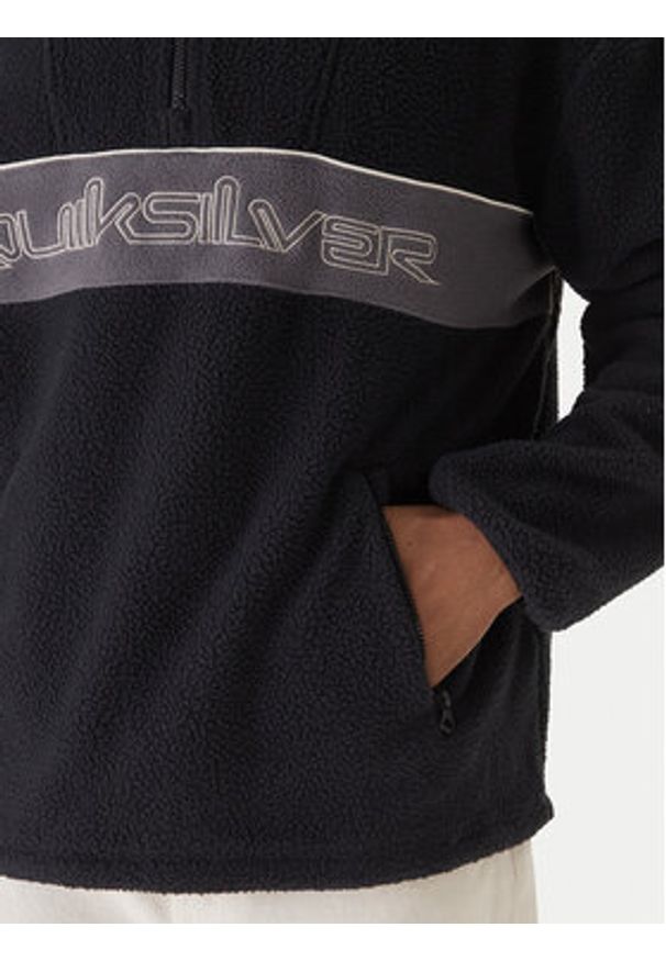 Quiksilver Bluza EQYPF03064 Czarny Regular Fit. Kolor: czarny. Materiał: syntetyk