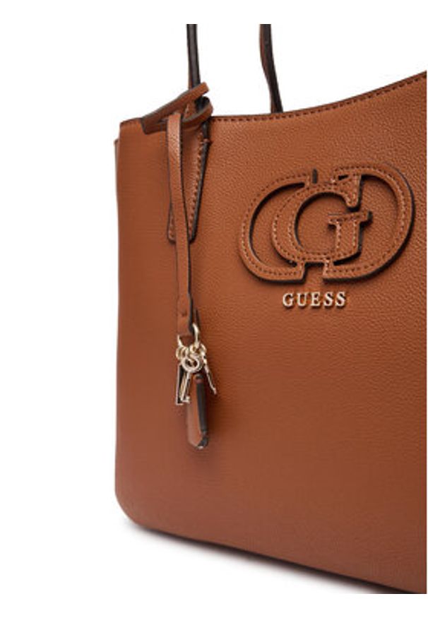 Guess Torebka 180981 Brązowy. Kolor: brązowy. Materiał: skórzane